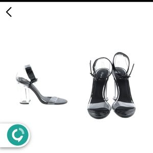 New Qupid Perspex block heels